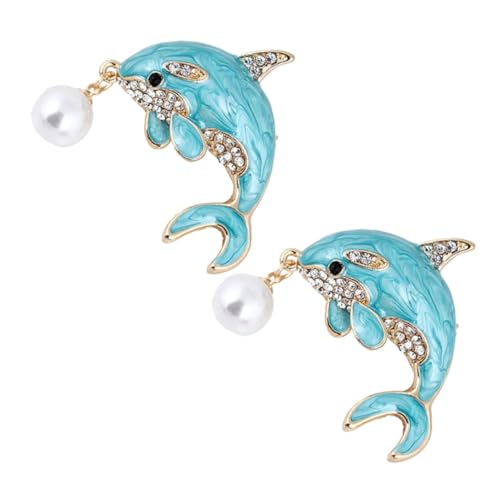 Healvian Delphin Brosche Schmuck Faux Schal Pin Modische Revers Pin Strass Healvian Delphin Brosche Schmuck Faux Schal Pin Modische Revers Pin Strass von Healvian