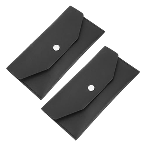 Healvian 2stücke Lange Damengeldbörse Aus Pu-Material Umschlagbriefform Praktisches Design Mit Raum Für Bargeld Und Karten Für Täglichen Gebrauch von Healvian