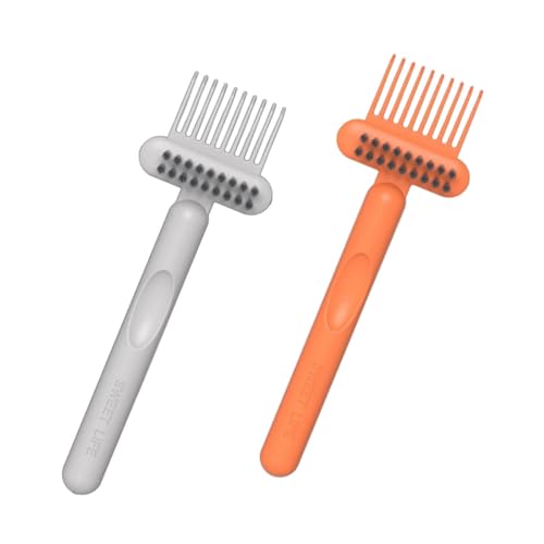 Healvian 2 Stück Praktischer Haarbürsten Reinigungsbürsten für Kissen und Andere Bürsten Robuste Bürsten zur Effektiven Schmutzentfernung Kompakt Langlebig und Einfach zu Bedienen von Healvian