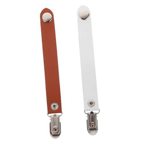 Healvian 2 Stück Reisezubehör für Frauen clip klampen ruckack rucksak rucksack verschluss Sonnenhut Rand reisen Gepäck Multifunktional Reise-Gadgets für Männer Hut Zubehör Metall Weiß von Healvian