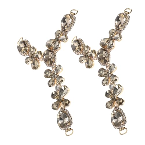 Healvian 2 Stück Schuhketten für Damen Strand und Sommerschuh Clips Langlebiger Legierung Vielseitig für Sandalen Pantoletten und Flip Flops Einfache Befestigung für Urlaub und Alltag von Healvian