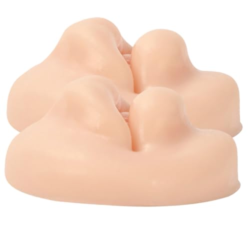 Healvian 2 Stück Silikon Lippen Übungshaut Weich Elastisch Makeup Practice Haut Für Tattoo und Lippenstift Anwendung Geeignet Für Anfänger und Profis von Healvian