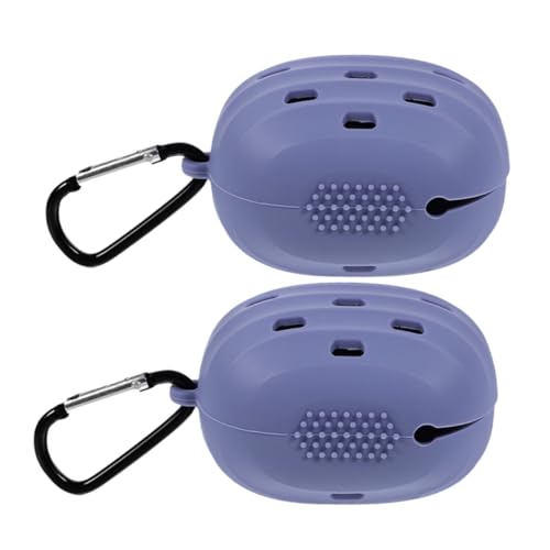 Healvian 2 Stück Silikon Make Up Schwamm Aufbewahrungsbox Kompakte Reisefreundliche Puderquaste Hülle Sicherer Langlebiger Kosmetik Organizer für Beauty Schwämme und von Healvian