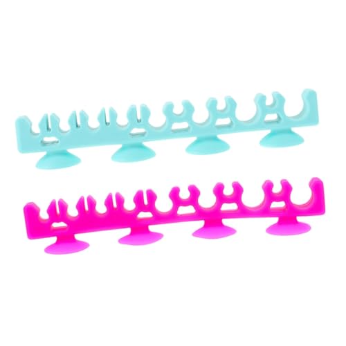 Healvian 2 Stück Silikon Make up Pinselhalter mit Starken Saugnäpfen Weicher Langlebiger Organizer für Natürliche Lufttrocknung Hygienisches Trockengestell für Schminkpinsel für Healvian 2 Stück Silikon Make up Pinselhalter mit Starken Saugnäpfen Weicher Langlebiger Organizer für Natürliche Lufttrocknung Hygienisches Trockengestell für Schminkpinsel für von Healvian