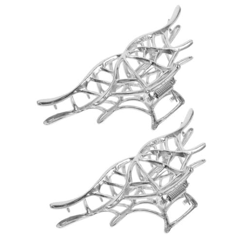 Healvian 2stücke Metall Haarklammern Im Spiderweb-design Dekorative Haarkralle Für Damen Elegant Und Vielseitig Für Partys Und Alltag Langlebig Und Stilvoll von Healvian