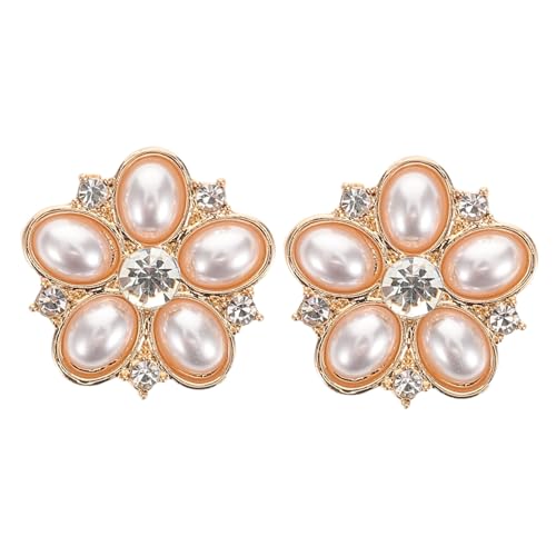 Healvian 2 Stück Strass Manschettenknopf Abdeckungen für Damen Knopfabdeckungen für Hemden Vielseitig Einsetzbar für Hochzeiten Partys und Büroveranstaltungen von Healvian