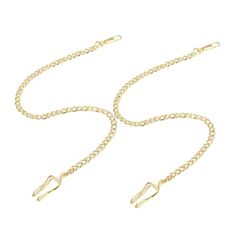 Healvian 2stücke Taschenuhr Kette Für Und Damen Verstellbare Metallkette Für Weste Und Brieftasche Langlebige Und Stilvolle Uhr Zubehör Geeignet Für Verschiedene Anlässe von Healvian