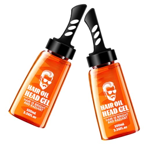 Healvian 2 Stück Teiliges Herren Haarstyling mit Retro Öl Kamm Stark Haltendes Multifunktions Haarwachs für Langanhaltendes Voluminöses Styling Leicht und Kompakt für Unterwegs von Healvian
