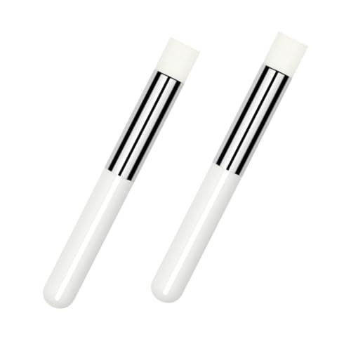 Healvian 2 Stück Teiliges Lippenpinsel Mini Concealer Lip Smudging Brush Weiche Runde Köpfe für Präzises Auftragen von Lippenstift Concealer und Lidschatten Vielseitiges Make up tool für von Healvian