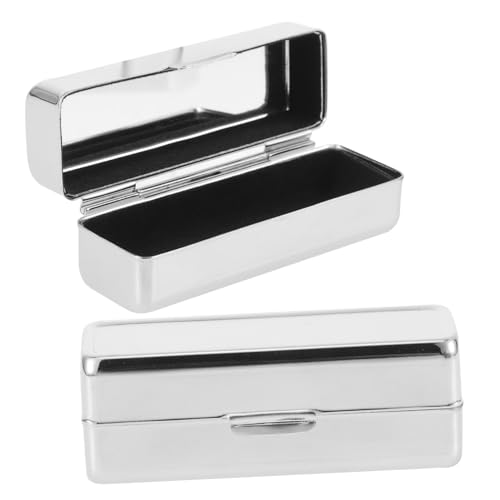Healvian 2 Stück Teiliges Lippenstift Box Tragbarer Quadratischer Make Up Organizer mit Spiegel Langlebige Kosmetiktasche für Lippenstift Lipgloss und Lippenbalsam für Unterwegs und Healvian 2 Stück Teiliges Lippenstift Box Tragbarer Quadratischer Make Up Organizer mit Spiegel Langlebige Kosmetiktasche für Lippenstift Lipgloss und Lippenbalsam für Unterwegs und von Healvian
