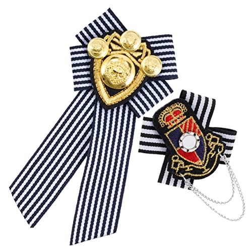 Healvian 2 Stück Teiliges Schulterabzeichen mit Modischen Epauletten Anstecknadeln Brustschmuck für Damen Herren für Festliche Anlässe von Healvian