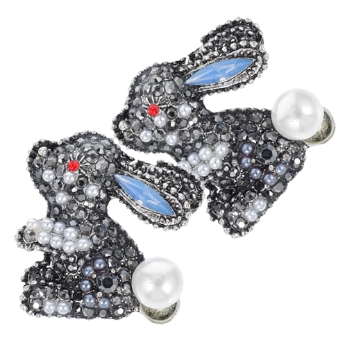 Healvian 2 Stück Tierbrosche Damen Rabbit Shaped Alloy Brosche für Kleidung Schals Taschen Kreative Langlebige Anstecknadeln mit Feiner Verarbeitung Zufällige Farbe Healvian 2 Stück Tierbrosche Damen Rabbit Shaped Alloy Brosche für Kleidung Schals Taschen Kreative Langlebige Anstecknadeln mit Feiner Verarbeitung Zufällige Farbe von Healvian