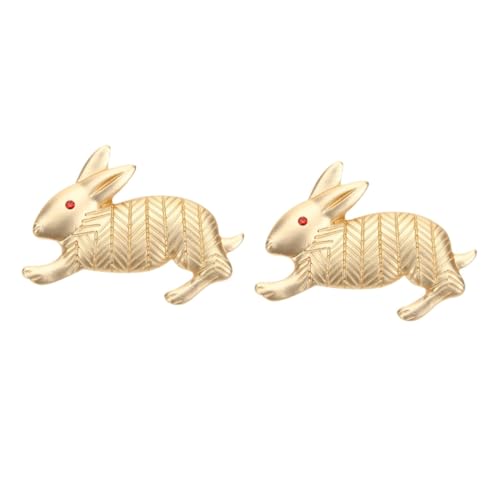 Healvian 2 Stück Tierische Brosche Metall Hasen Anstecknadel für Damen Modisches für Kleidung Jacken Taschen Perfektes für Besondere Anlässe Healvian 2 Stück Tierische Brosche Metall Hasen Anstecknadel für Damen Modisches für Kleidung Jacken Taschen Perfektes für Besondere Anlässe von Healvian