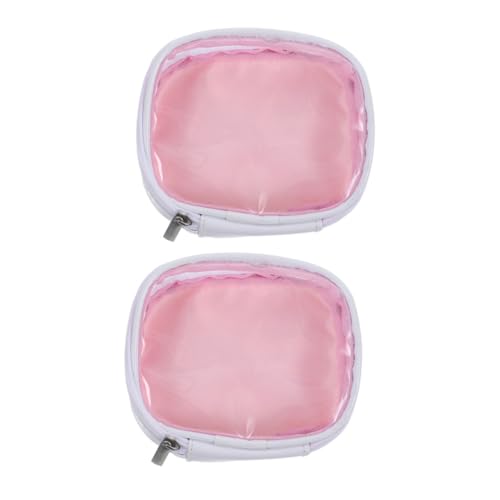 Healvian 2 Stück Transparente Kulturbeutel mit Reißverschluss Große Kapazität Stabile Reise schminktaschen Vielseitige Organizer für Kosmetik und Toilettenartikel Unterwegs von Healvian