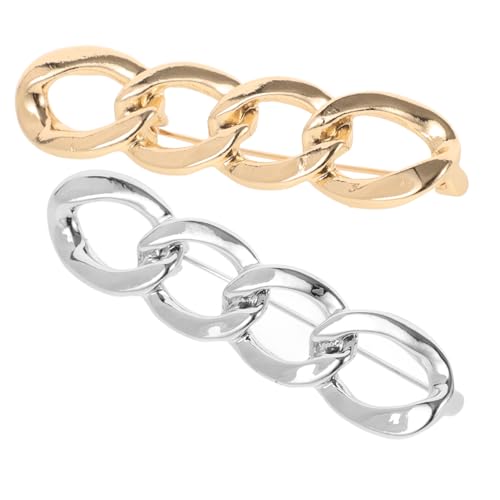 Healvian 2 Stück Verstellbare Kleid Clips Metallring Schalhalter Gold Silber Peep Verschluss für Kleider Blusen Westen Taillenverkleinerung Broschen für Damen und Mädchen von Healvian