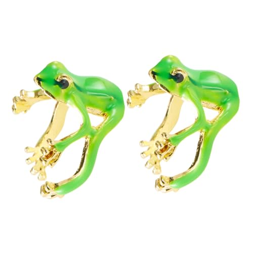 Healvian 2 Stück Verstellbarer Froschring Set Damen Offener Schmuck Alloy Allergiefrei Charmanter Tierring Freundin Alltag Party Healvian 2 Stück Verstellbarer Froschring Set Damen Offener Schmuck Alloy Allergiefrei Charmanter Tierring Freundin Alltag Party von Healvian