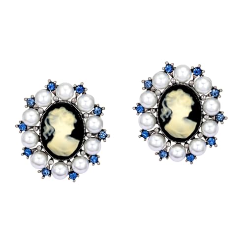 Healvian 2 Stück Vintage Brosche Hochzeitsbrosche Brosche Reversnadel Brosche Schmuck Retro-Brosche Vintage-Brosche Frauenbroschen Frauen Brosche Broschennadel Legierung von Healvian