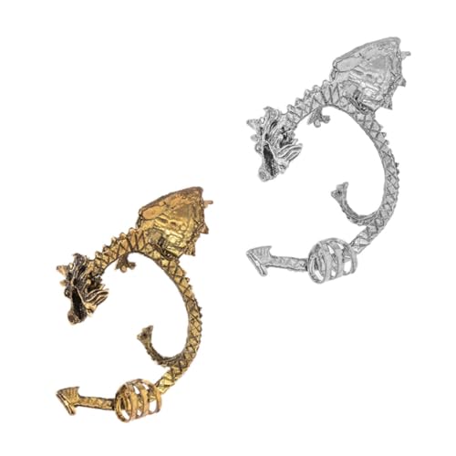 Healvian 2stücke Retro Ohrknochenclip Schmuck Accessoire Ohrring Clip Wrap Für Frauen Mädchen Healvian 2stücke Retro Ohrknochenclip Schmuck Accessoire Ohrring Clip Wrap Für Frauen Mädchen von Healvian