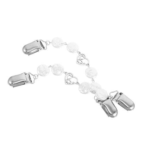 Healvian 2 Stück Vintage Herzförmige Strickjacken Clips Legierung Pullover Verschlüsse für Cardigans Retro Sweater Cinch Clips Broschen für Damenkleidung und Schals von Healvian