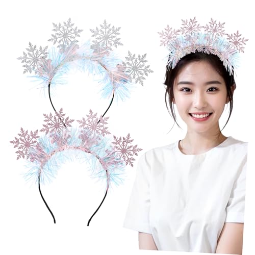 Healvian 2 Stück Weihnachts Stirnband Weihnachts Schneeflocken Stirnbänder Festival Kostüm Stirnbänder Weihnachts Haar Accessoires Schneeflocken Kopfschmuck Weihnachts Haar Healvian 2 Stück Weihnachts Stirnband Weihnachts Schneeflocken Stirnbänder Festival Kostüm Stirnbänder Weihnachts Haar Accessoires Schneeflocken Kopfschmuck Weihnachts Haar von Healvian