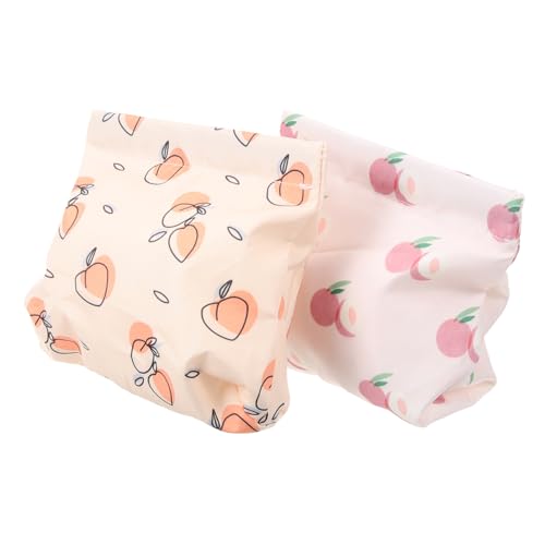 Healvian 2 Stück wasserdichte Aufbewahrungstasche Klein Taschen Für Frauen Blumen- Toilettenartikel Beutel Kosmetiktaschen Für Damen Lippenstift-Make-up-Tasche Make-up-Taschen Oxford-Stoff von Healvian