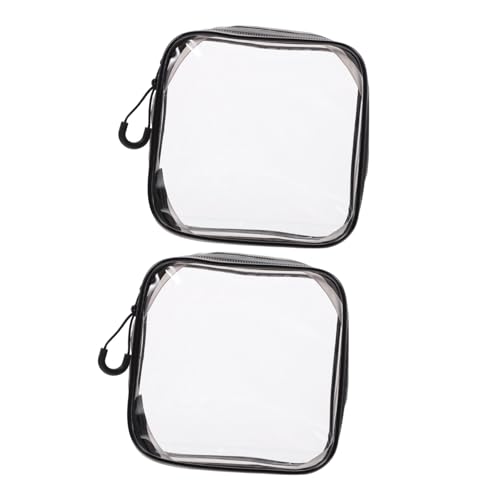 Healvian 2 Stück wasserdichte Toilettentaschen Tragbare Kosmetiktasche Reise Kulturbeutel Leichtes Material Strapazierfähig und Vielseitig für Damen Make Up und Pflegeprodukte von Healvian