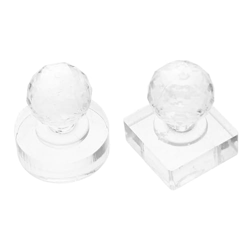Healvian 2stücke Lidschatten Presswerkzeug Augen Make-up Stempel Für Puder Und Blush-reparatur Quadratische Und Runde Pressformen Für Kosmetikpalette Lidschatten von Healvian