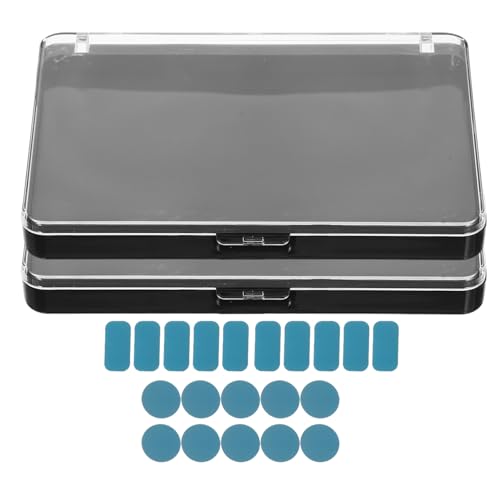 Healvian 2 Stücke Make Up Palette Tragbare Leere Lidschatten Palette Kunststoff Kosmetik Pan Für Die Aufbewahrung Von Rouge Highlighter Contour Make Up Healvian 2 Stücke Make Up Palette Tragbare Leere Lidschatten Palette Kunststoff Kosmetik Pan Für Die Aufbewahrung Von Rouge Highlighter Contour Make Up von Healvian