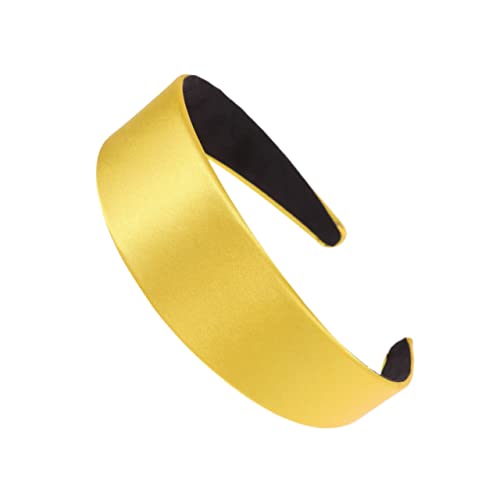Healvian 2 Stücke Satin Stirnband Mädchen Solide Haarbänder Flache Mode Breite Hoop Frau Zubehör Ausgefallene Haarband Stoff Samt Kreative Kopfschmuck Gelb Healvian 2 Stücke Satin Stirnband Mädchen Solide Haarbänder Flache Mode Breite Hoop Frau Zubehör Ausgefallene Haarband Stoff Samt Kreative Kopfschmuck Gelb von Healvian