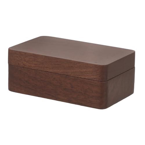 Healvian 2 Teilige Box Aus Walnussholz Manschettenknopf Box Clip Boxen Für Herren Mit Deckel Manschettenknopf Boxen Für Manschettenknöpfe Schmuckschatullen Manschettenknopf Boxen Für von Healvian