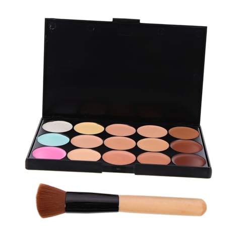 Healvian 2 Teiliges Make Up Werkzeug Set Fotostudio Kosmetik Concealer Palette Wangenprellung Concealer Creme Kosmetik Concealer Palette Concealer Für Make Up Concealer Palette von Healvian