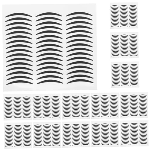 Healvian 20 Blatt Schwarze Doppelte Augenlid Aufkleber für Verführerisches Augen Make Up Eyeliner Sticker für Rauchige für von Healvian