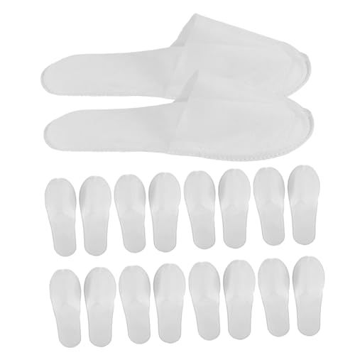 Healvian 20 Paare Einweg Hausschuhe mit Rutschfester Sohle Atmungsaktive Spa und Gästepantoffeln für Damen und Herren Dicke Sohle für Hotel Zuhause und Reisen von Healvian