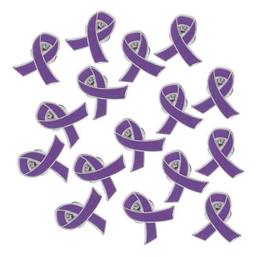 Healvian 20 Stück Emaille Broschen Ribbon Pin aus Eisen Dekorative Awareness Anstecknadeln in Leuchtendem Farbverlauf Vielseitige Reversbrosche für Frauen für Soziale Kampagnen und von Healvian