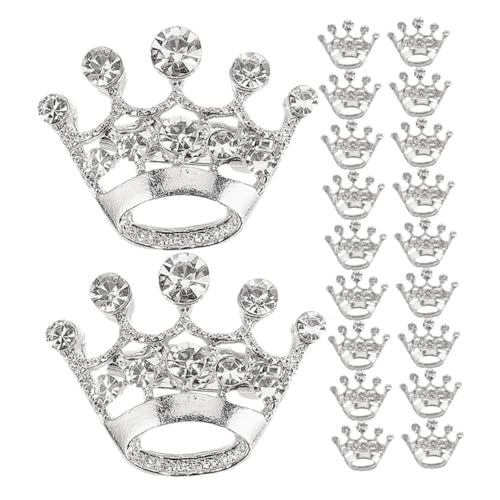 Healvian 20 Stück Kleine Kronenbroschen mit Präziser Verarbeitung Funkelnde Strasssteine Tiara Anstecknadeln für Damen Hochzeit Abschlussfeier Schmuck für Anzug Kleid Schal Healvian 20 Stück Kleine Kronenbroschen mit Präziser Verarbeitung Funkelnde Strasssteine Tiara Anstecknadeln für Damen Hochzeit Abschlussfeier Schmuck für Anzug Kleid Schal von Healvian