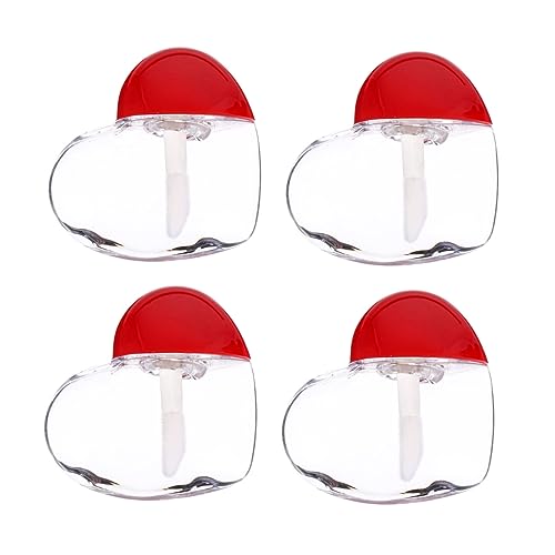 Healvian 20 Stück Lippenpflege Behälter Herzförmige Lipgloss Tube Kosmetikflaschen DIY Nachfüllbar Tragbar für Lippenöl Lipgloss Lip Balm Mini Kompakt Design von Healvian