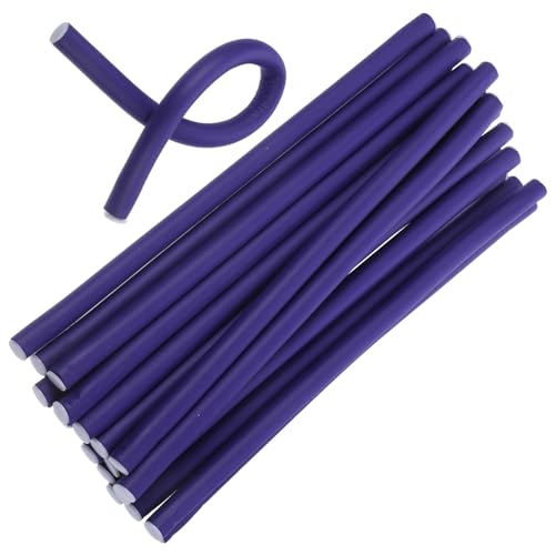 Healvian 20 Stück Lockenwickler Für Kalte Wellen Flexibel 1,0cm Multifunktionale Haarrollen Für Selbstgemacht Spirallocken Zufällige Farbe Für Damen von Healvian