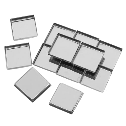Healvian 20 Stück Quadratische Leere Metall-make-up-pfännchen Robuste Nachfüllbare Kosmetik-dosen für Lidschatten und Diy-puder Vielseitige Depotting-palette für Individuelle von Healvian