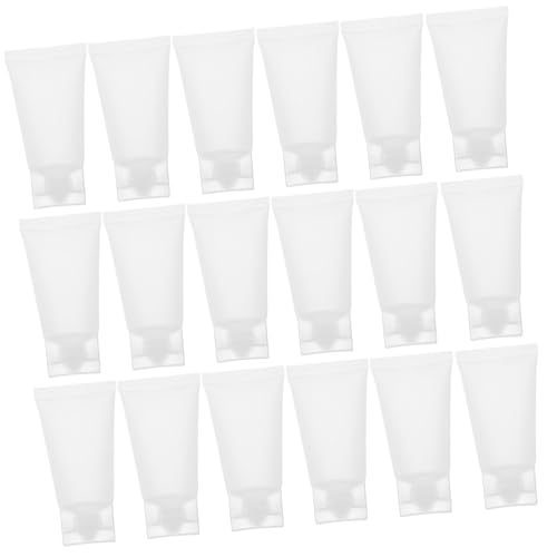 Healvian 20 Stück Reise lotion Tuben Leer Nachfüllbare Cremetuben Reisebehälter mit Schraubverschluss Mattierte Kosmetikbehälter für Handcreme Flüssigseife Toilettenartikel von Healvian