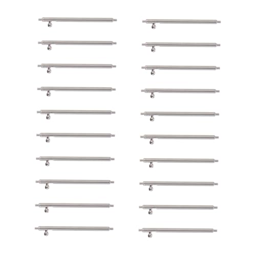 Healvian 20 Stück Teiliges Edelstahl Federstift Uhrenband Ersatzstifte für Uhrarmbänder Reparatur Werkzeug Langlebig Robust für Damen und Herren Smartwatch Uhren von Healvian