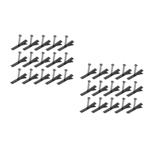 Healvian 200 Stck. Federspann Entenschnabel Haarspangen aus Robuste DIY Haarschmuck Zubehör für Bastelbedarf zum Verzieren von Haarclips und Haarschleifen von Healvian