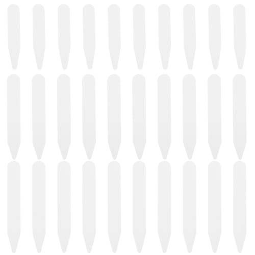 Healvian 200 Stück Kläppchenkragen Hemdkragen Einsatz Hemd Kragenstäbchen Kragenstäbchen in 3 Größen 5cm/6cm/7cm Hemdkragen Einsatz Armelhalter Herren von Healvian