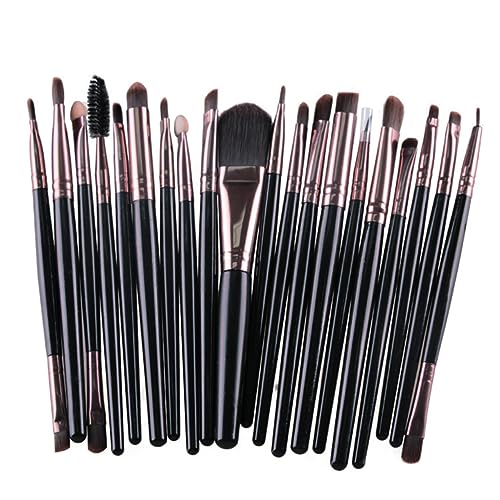 Healvian 20Stücke Teiliges Pinselset Für Professionelles Make Up Kosmetische Mit Weichen Borsten Für Puder Lidschatten Und Foundation Accessoire von Healvian