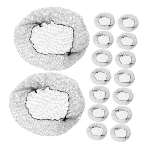 Healvian 20stücke Haarnetze Unsichtbar Für Kleine Dutts Elastische Haarwickelnetze Wiederverwendbar Für Damen Ballett-dutts Netz-haarnetze Mit Dehnbarem Rand von Healvian