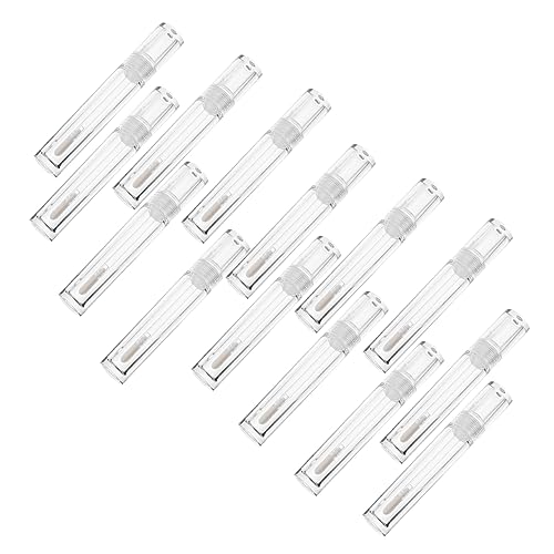 Healvian 20stücke Klare Nachfüllbare Lippenstiftbehälter Lip Balm Flaschen Diy Lip Gloss Tuben Für Lippenpflege Transparentes Design Für Reisen Und Tägliche Nutzung von Healvian