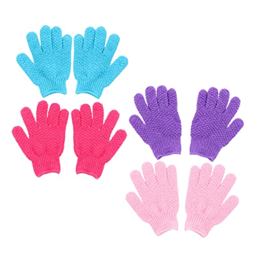 Healvian 24 Stk Bade-Peeling-Handschuhe exfoliating glove exfoliate gloves Body Scrubber für Herren Körperpeeling-Schwamm Handtücher Handtuch Duschhandschuh Badeschrubber fünf Finger Mann von Healvian