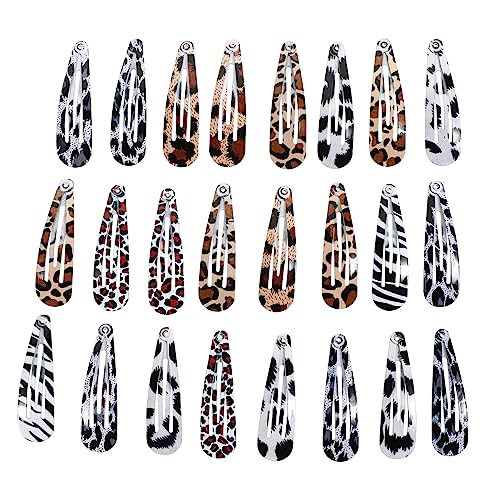 Healvian 24stücke Haarspangen Für Frauen Leoparden-haarnadel Haarspangen Haarnadeln Haarclips Leicht Und Langlebig Schnappverschluss Alltag Und Party Geeignet von Healvian
