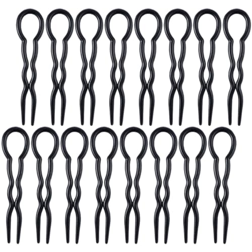 Healvian Stück U-förmige Haarnadeln für Frauen Bun Hairpin Updo Haarstyling Tools French Pin für Frauen Minimalistische Haarnadel Haarschmuck von Healvian