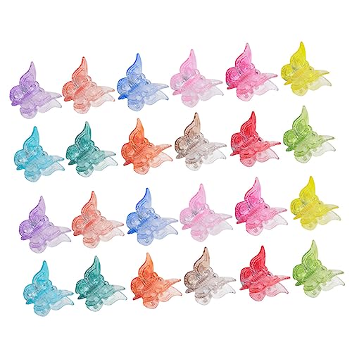 Healvian 24stücke Mini Schmetterling Haarspangen Bunte Haarklammern Für Damen Und Mädchen Haaraccessoires Für Frisuren Und Alltagslooks von Healvian