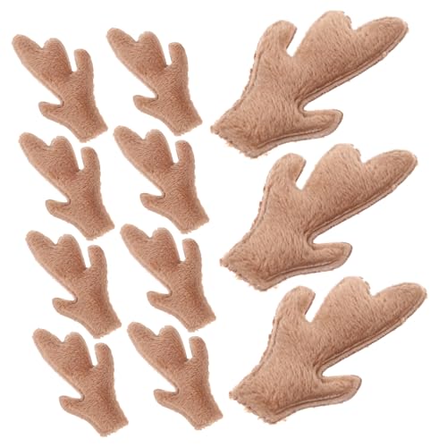 Healvian 25 Stck. Teiliges DIY Dragon Horn Haarband Zubehör Weiche Plüsch Drachenhörner für Stirnband und Kopfschmuckherstellung Langlebiges Material Vielseitig für Haar und Bastelbedarf von Healvian
